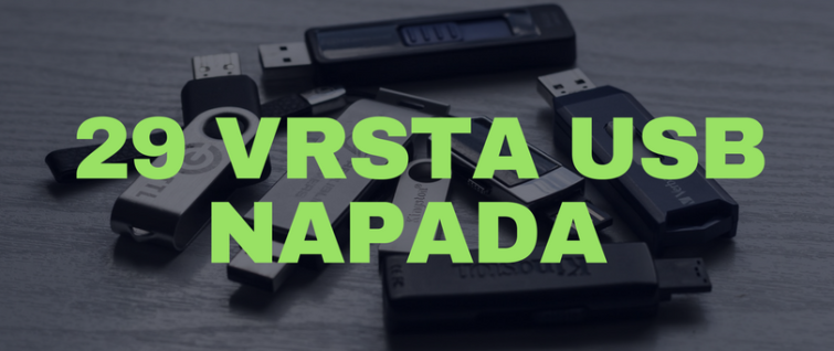 29 vrsta USB napada