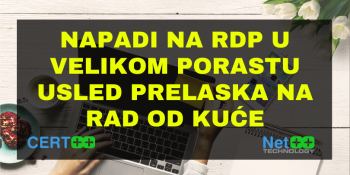 Napadi na RDP u velikom porastu usled prelaska na rad od kuće