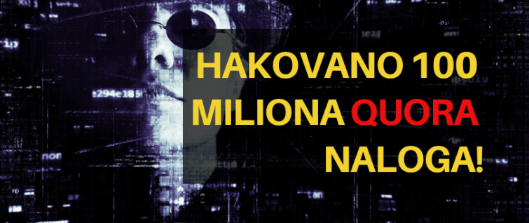 Hakovano 100 miliona korisničkih naloga na sajtu Quora